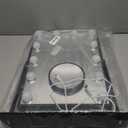 FENCHILIN Lighted Makeup Mirror Hollywood Mirror Vanity Makeup Mirror with Light Smart Touch Control 3Colors Dimable Light Detachable 10X Magnification 360Rotation(Black)