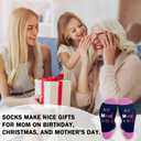 FQPJA Mom Socks For Women, Best Mom Ever Socks, Mother's Day Gifts Ideas From Daughter Son, Wife Sock From Husband, Mommy Birthday Sock, Christmas Thanksgiving Gifts For Mother Grandma -A09