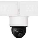 eufy E340 Outdoor Hardwired Floodlight Security Camera with Pan and Tilt Dual Lens 2,000 Lumens Local Storage No Monthly Fees T8425121