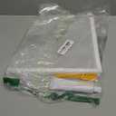 Shineligee 2 Pack Updated Shower Splash Guard, Large Splash Guards for Bathtub, Consists of Silicone Base and Acrylic Plate, Keep Water in Shower or Bath, Shower Corner Splash Guard