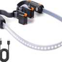 EverBrite Rechargeable Underhood Work Light, Magnetic Under Hood LED Work Light Bar for Mechanic, 3 Power Modes with Adjustable Straps and Hooks, Ideal Gifts for Mechanics, Men, Automotive, Garage