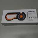 6-Stage Knife Sharpener - Premium Kitchen Knife Sharpeners - Adjustable Handheld Manual Knife Sharpeners for Kitchen Knives, Scissor and Chef Knife.Easy for beginners to use (ORANGE)