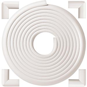 Mr. Pen- Furniture Corner & Edge Safety Bumpers, Small, 15ft Edge & 4 Corners, Baby Proof Corners and Edges, Baby Proofing Corner Guards, Baby Corner Protector Guards, Edge Protector for Baby (Off-white)