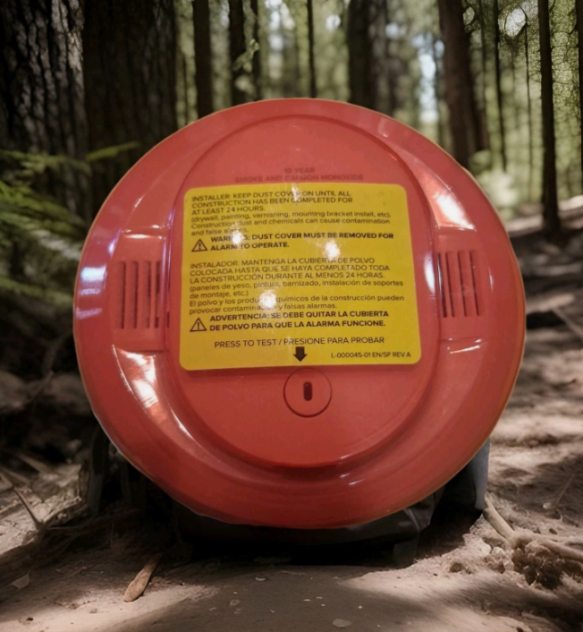 Kidde Smoke and Carbon Monoxide Detector, AA Battery Powered with LED Status Lights, 85 dB Alarm, 5 inches, 30CUDR, 1 Pack