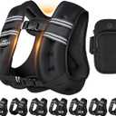 PodiuMax 25 lb womens weighted vest for walking with Phone Bag,Snug Fit