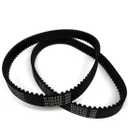 395 Teeth HTD-5M Belt for Electric Skateboard 15mm Width HTD435-5M Belt Replacement for Mountain Skateboard Conversion Kit (2 Belts 435)