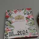 LARAINE 3.5 inch 2025 Picture Photo Frame Snowflake Metal High Definition Glass Display Pictures for Tabletop Christmas Home Decorative Holiday Gift Snowflake (Blue)