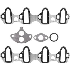 Intake Manifold Gasket Set for Engine, Intake Manifold Gasket Kit Sealing Replace MS98016T 89060413 for Silverado Cadillac Escalade Suburban GMC Yukon Tahoe 4.8L 5.3L 6.0L 6.2L 2Pcs