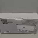 iHave Toothbrush Holders for Bathrooms - Upgrade Wall Mounted Toothbrush Holder with Toothpaste Dispenser - 4 Cups (Gold White)