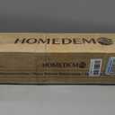 HOMEDEMO Manual Retractable Awning, 79" W x 118" H Retractable Side Bar 47-59", Outdoor Patio Awnings Height Adjustable 82-118", NO Drilling Awings for Backyard Garden Porch Outside Khaki