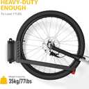 monTEK Swivel Bike Wall Mount, No Heavy Lifting Required Bike Wall Mount, Bike Hangers for Garage, Space-Saving Bike Rack Garage, Easy to Load and Unload, Bike Hanger Can Hold Up to 77 lbs