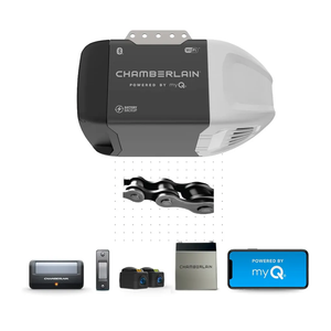 Chamberlain C2212T Smart Wi-Fi Garage Door Opener, 1/2-HP Chain Drive Motor - Quantity 1