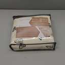 UGEYAO Ruffle Duvet Cover Full Size, Cute Bow Patterned Bedding, French Country Style for Bed Decor, 3PCS - 1 Full Duvet Cover 79x90 Inch and 2 Pillowcases, Elegant Floral - Black and White