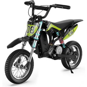 36V 300W Kids Electric Dirt Bike, Ride on Motorcycle Up to 15.5 MPH & 13 Miles Long-Range, 3-Speed Modes Motorcycle for Kids Ages 5-10