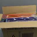 SUNEE 1 Inch Binders 3 Ring 6 Pack, Clear View Three Ring Binders PVC-Free (Fit 8.5x11 Inches) for School Binder or Office Binder Supplies, Classic 6 Colors