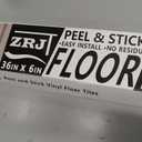 36 Pack Peel and Stick Vinyl Floor Tiles 54 Sq. Ft., Upgraded 0.07-Inch 36" x 6", Wood Look Waterproof Self-Adhesive Flooring Planks, DIY Flooring for Kitchen, Bathroom, Living Room, RV, Dark Brown