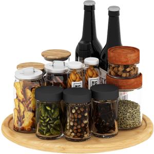 10 Inch Lazy Susan Organizer Kitchen Turntable for Cabinet Pantry, Bathroom Makeup Vanity Countertop, Kitchen, Fridge, Spice Rack