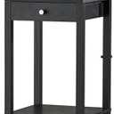 Adesso Simplee Jumbo Shelf Light W/USB + Drawer Black