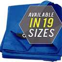 Tarp Cover 10X10 Silver/ Black Heavy Duty Thick Material, Waterproof, Great for Tarpaulin Canopy Tent, Boat, RV Or Pool Cover! by Trademark Supplies