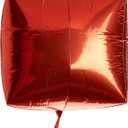 Amscan Cubez Orange Foil Cube Balloon 15" for General Celebration