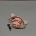 Upgraded Hybrid Active Headphones with Transparent Modes Playtime Wireless Bluetooth with Mic, Deep Bass Soft-Earpads Fast Charging-Pink