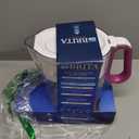 Brita Large Water Filter Pitcher with 2 Standard Filters, 10-Cup Capacity, BPA-Free, Blue, Reduces Chlorine Mercury Copper