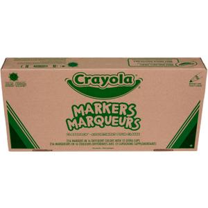 Crayola Broad Line Markers Classpack (256 Ct), Bulk Markers for Kids, Art Supplies for School, Classroom Must Haves, Preschool & Kindergarten Supplies