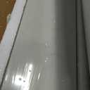 Reallnaive 36" x 4" Marble Vanity Sidesplash Pure White Bathroom Vanity Backsplash Engineered Stone Side Splash for Bathroom Sink Home Decoration, 38.2"L x 6.4"W