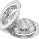 2 Pcs Sink Strainer for Most Kitchen Sink Drain Basket, Upgraded Double-Layer Safe Design Kitchen Sink Strainer (Outer Diameter 4.5 Inch)