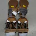 Dog Shoes for Small Dogs, Dog Boots & Paw Protectors for Hardwood Floors, Outdoor Dog Booties for Hot Pavement Winter Snow Hiking, Waterproof Dog Shoes with Reflective Strips Leopard Print Size 3 (3 (width 1.77 inch) for 31-38 lbs)