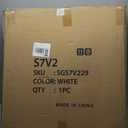 Cumbor 29.7-46" Baby Gate for Stairs, Toddler Safety Essentials for The House, Auto Close Dog Gate for Doorways, Mom's Choice Awards Winner-Easy Install Pressure Mounted Pet Gates for Dogs, White