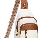 Anti Theft Crossbody Bags for Women RFID Sling Bag, Vegan Leather Cross Body Travel Purse for Women Men