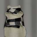 EXPAWLORER Plaid Cat Sweater - Pet Clothes Cat Puppy Vest Warm Fleece Hoodie for Cats, Fall and Cold Winter Coat Pullover Design, Buffalo Checked Sweatshirt Clothing Also for Small Dogs (Large, Black)