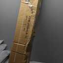 SUNVIVI OUTDOOR Patio Umbrella, Rectangular Patio Umbrella, Metal Pole Square Outdoor Umbrella with Crank and Push Button Tilt, Large Outdoor Umbrella with Polyester Canopy (6.5*10ft, Turquoise)