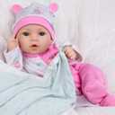 Aori Reborn Baby Dolls Girl Lifelike 18 inches - Realistic Newborn Baby Girls That Look Real, Premium Life-Size Collectible Doll for Preparents, Grandparents, Collectors (Pink Mermaid)