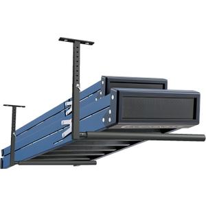 Stainless Steel Ceiling Storage Rack, 10"-18" Height Adjustable,Kayak Overhead Garage Storage Rack, Holds 100 lbs, for High-Altitude Storage of Kayaks, Surfboards, Canoes, Skis, and Ladders