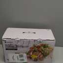 5-Pack Borosilicate Glass Containers with Tempered Lids, 35.2oz/4.4 Cup Airtight Meal Prep Set, Microwave/Freezer Safe (Blue)