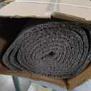 FloorTags Vinyl Mesh Entry Mat 4 x 15  Gray Heavy-Duty Open-Back Mat with Scraper Design for Cleaner, Drier Entrances | Indoor/Outdoor Drainage (Grey)