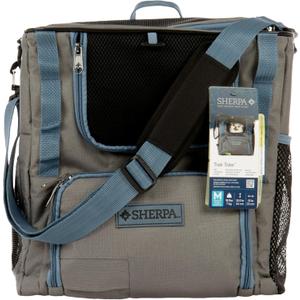 Sherpa Gray Trek Tote 2-in-1 Pet Backpack & Tote for Cats & Dogs, Medium