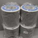 4 Packs HP102 True HEPA Replacement Filter Compatible with Shark Air Cleaner Purifier HP100, HP102 and 3-in-1 Models HC450, HC451, HC452, HC455, Compares to Part # HE1FKBAS and HE1FKPET