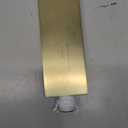 RANDOM 16 Inch Brushed Gold Shower Arm with Flange and Teflon Tape,Thicken Stainless Steel Extension Extender Pipe for Fixed Rain Shower Head,Extra Long High Rise Shower Head Extension Arm.91118-16BG