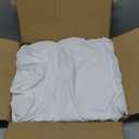 White Rectangle Table Cloth - 6 Pack, 60" x 102" Washable Polyester Tablecloth for 5FT Tables, Wrinkle-Resistant Table Cover for Weddings & Parties