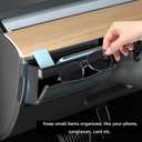 Topfit Dashboard Organizer for Tesla Model Y Model 3 Multifunctional Storage Box Sunglasses Phone Holder Glove Box Organized Accessories for Tesla Model Y/3 2017-2024.