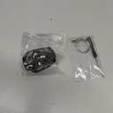 No Cutting Required - Upgraded Key Fob Shell Case for Honda Accord 2003-2012 / Civic EX 2006-2013 / Pilot 2009-2015 / CR-V 2005-2006 Zinc Alloy Heavy Key Fob Cover (4 Button-Black)