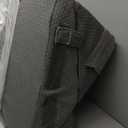 Bedluxe 3Pcs Orthopedic Bed Wedge Pillow Set, Foam Wedge Pillow Post Surgery for Back, Leg and Knee Support, Adjustable 9&12 Inch Folding Triangle Pillow for Sleeping, Acid Reflux, Snoring, Dark Grey