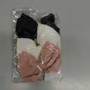 YanJie Baby Girls Nylon Headbands Newborn Bows Handmade Hair Bows Hairbands Hair Accessories for Newborn Infant Toddlers Kids (black white pink)