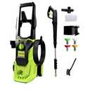 Pressure Washer, Power Washer with Foam Cannon,High Pressure Cleaning Machine with 4 Nozzles for Car, Patio, Driveway,Fences,Decks