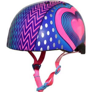 Raskullz LED Hearts Child Bike Helmet - Multi-color