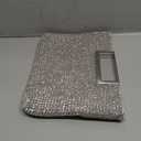 Womens Top Handle Clutch Purses, Sparkly Rhinestone Glitter Evening Handbag Shoulder Crossbody bag for Wedding Prom Party