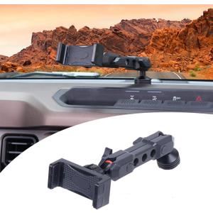 for Bronco Dash Phone Holder, Phone Mount for Ford Bronco 2021 2022 2023 2024 2025 2026 2/4 Door Accessories, 360Adjustable Phone Mount Interior Accessories